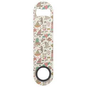 Abrebotellas De Bar Modelo divertido del verano con las naves