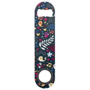 Abrebotellas De Bar modelo lindo de los pájaros y de flores