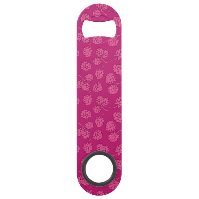 Abrebotellas De Bar Modelo magenta de la baya (Anverso)