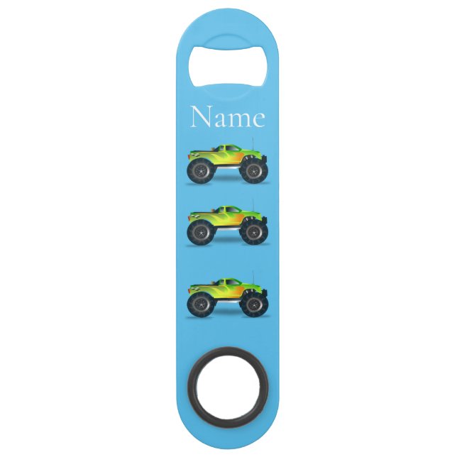 Abrebotellas De Bar Monster Truck Thunder_Cove (Anverso)