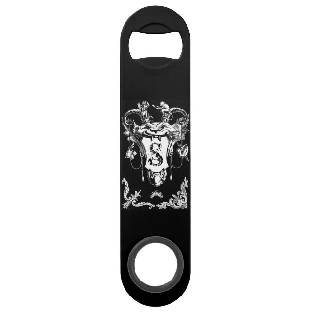 Abrebotellas De Bar Monstruo gótico de la arquitectura antigua (Anverso)