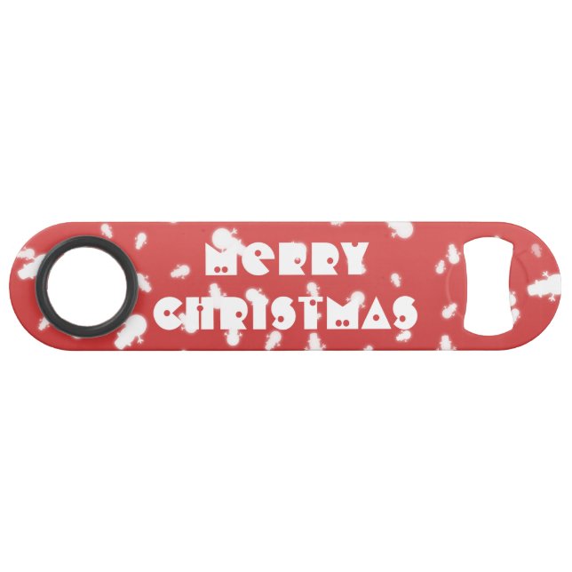 Abrebotellas De Bar Navidades Snowman (Anverso (Horizontal))