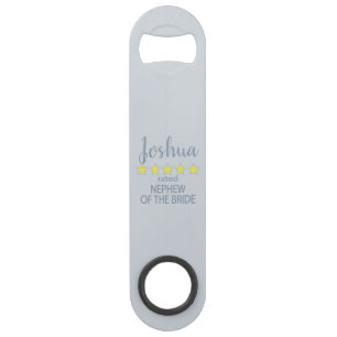 Abrebotellas De Bar Novia y Cortejo Nupcial 5 Estrellas Sobrino de la 