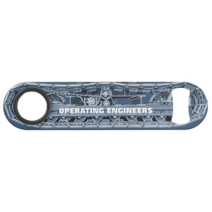 ABREBOTELLAS DE BAR NÚMERO LOCAL IUOE DEL PERSONALIZADO DE OPERADOR DE