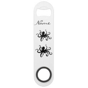 Abrebotellas De Bar Octopus Silhouette Thunder_Cove