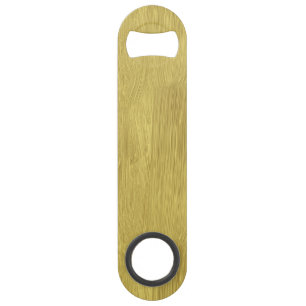 Abrebotellas De Bar Oro amarillo cepillado brillante