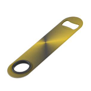 Abrebotellas De Bar Oro negro y vibrante