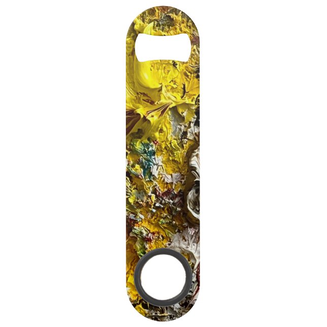 Abrebotellas De Bar Paleta del artista #1 (Anverso)