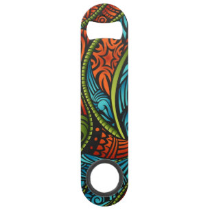 Abrebotellas De Bar Papel pintado étnico abstracto