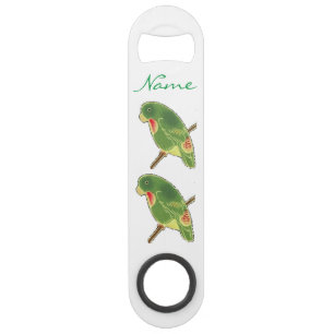 Abrebotellas De Bar Parakeet verde tropical Thunder_Cove