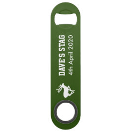 Abrebotellas De Bar Parrilla nocturna Stag personalizada