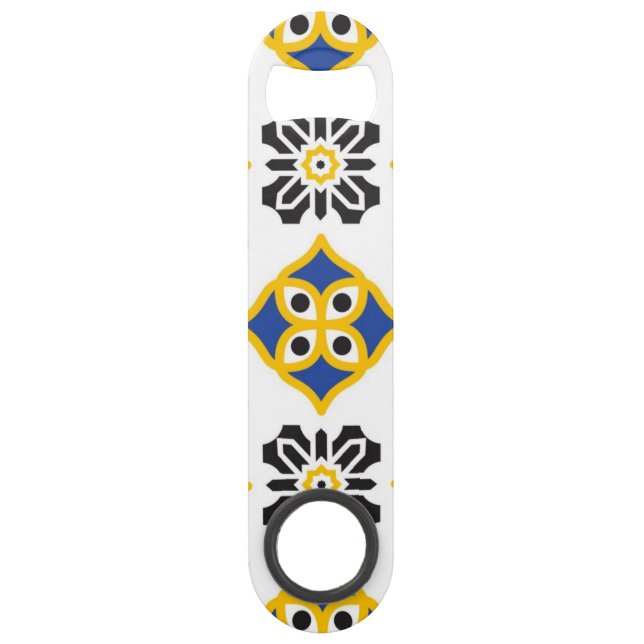 Abrebotellas De Bar Patrón de azulejos de cerámica (Anverso)