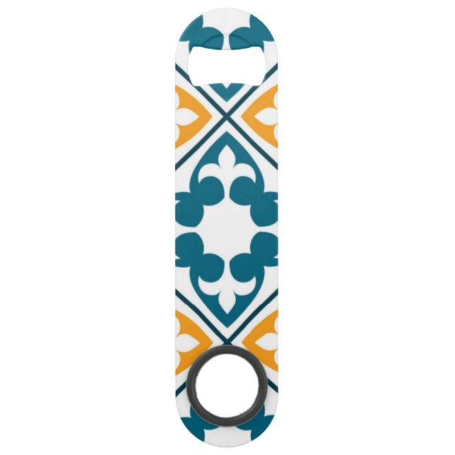 Abrebotellas De Bar Patrón de azulejos de cerámica (Anverso)