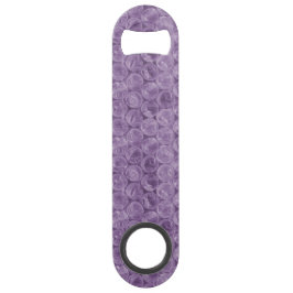 Abrebotellas De Bar patrón de burbujas de plástico morado