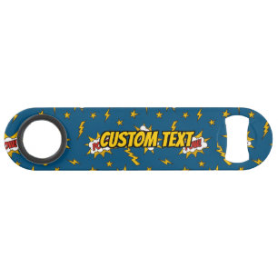 Abrebotellas De Bar Patrón de efecto de sonido de comic