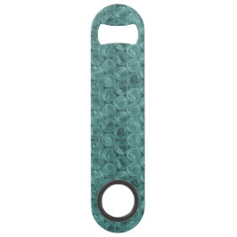 Abrebotellas De Bar Patrón de envoltura de burbujas turquesa