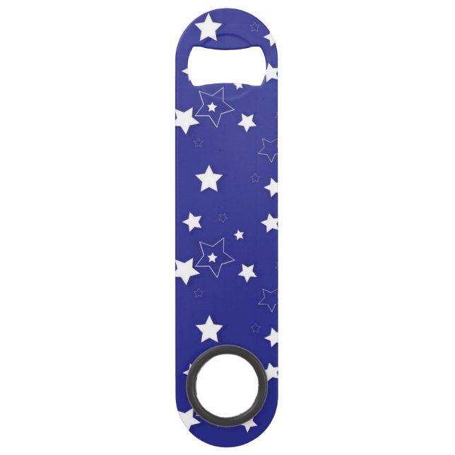Abrebotellas De Bar Patrón de estrellas (Anverso)