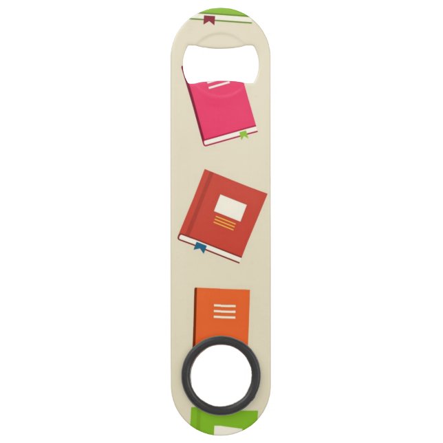 Abrebotellas De Bar Patrón de libro (Anverso)