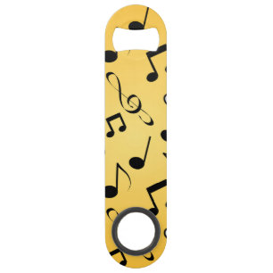 Abrebotellas De Bar Patrón de notas musicales