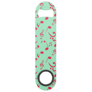 Abrebotellas De Bar Patrón de notas musicales