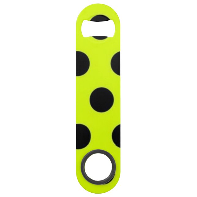 Abrebotellas De Bar Patrón de puntos polacos (Anverso)