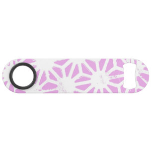 Abrebotellas De Bar Patrón geométrico rosa