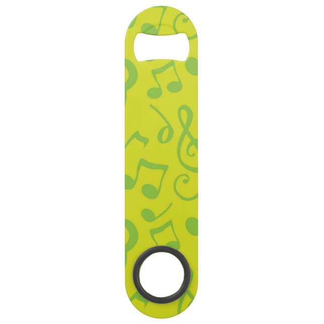 Abrebotellas De Bar Patrón musical (Anverso)