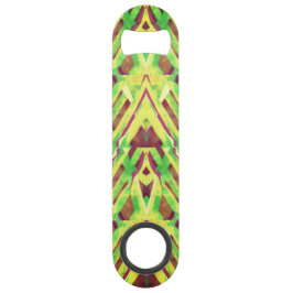 Abrebotellas De Bar Patrón verde y marrón