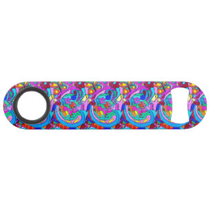 Abrebotellas De Bar paz y amor hippie groovy