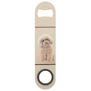 Abrebotellas De Bar Perro Arte Caniche Miniatura Juguete Albaricoque C