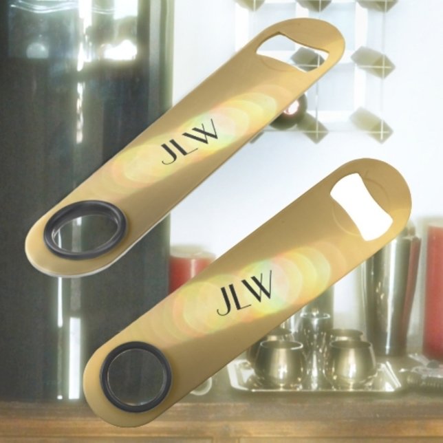 Abrebotellas De Bar Personalizables de cristal de estilo brillante dor (Subido por el creador)