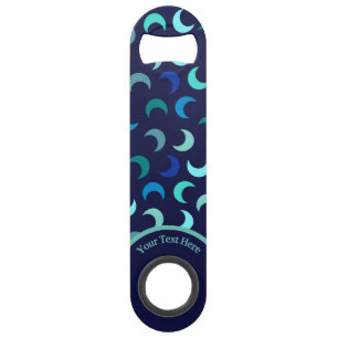 Abrebotellas De Bar Personalizado Azul Nuevo patrón de la luna