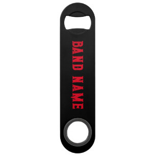 Abrebotellas De Bar Personalizado Band Merch
