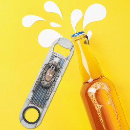 Abrebotellas De Bar Personalizado de escultura de la escultura de la V