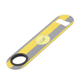 Abrebotellas De Bar Personalizar Gris Amarillo Claro Y Suave