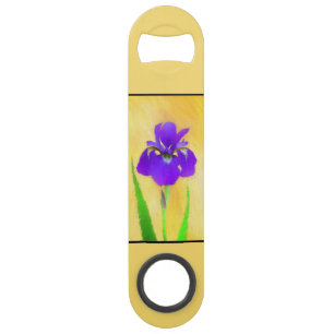 Abrebotellas De Bar Pintado de iris morado - Perro original curado A