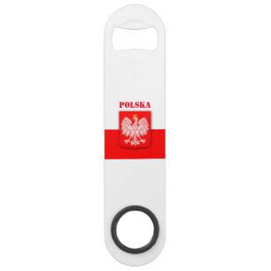 Abrebotellas De Bar Polska Patriótica de Bandera de Polonia
