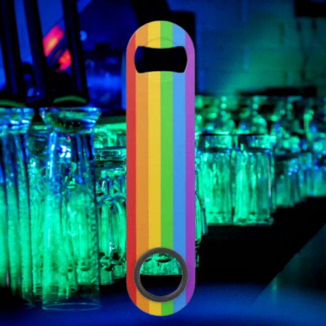 Abrebotellas De Bar Pop con orgullo: Bandera arcoiris (Subido por el creador)