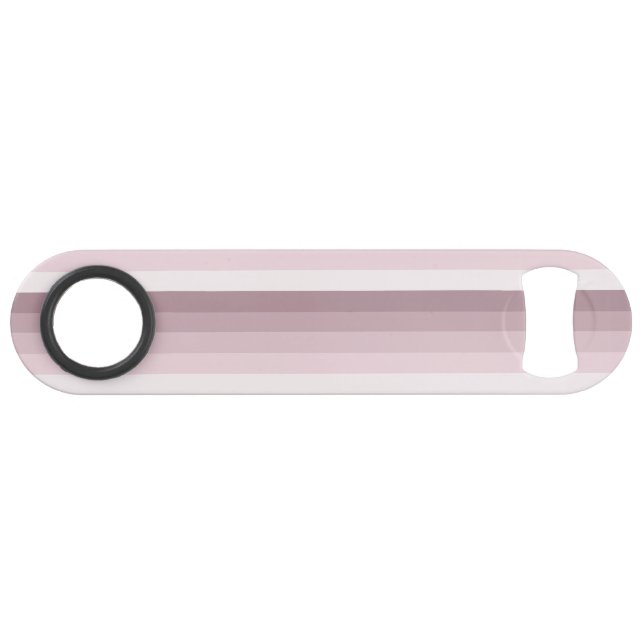 Abrebotellas De Bar rayas de sombra de cuarzo Rosa (Reverso Horizontal)