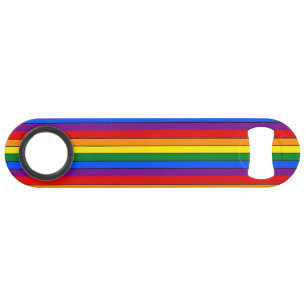 Abrebotellas De Bar Rayas del orgullo de LGBT