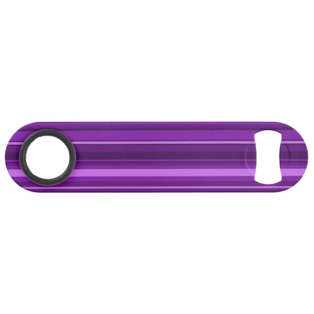 Abrebotellas De Bar Rayas púrpuras (Anverso (Horizontal))