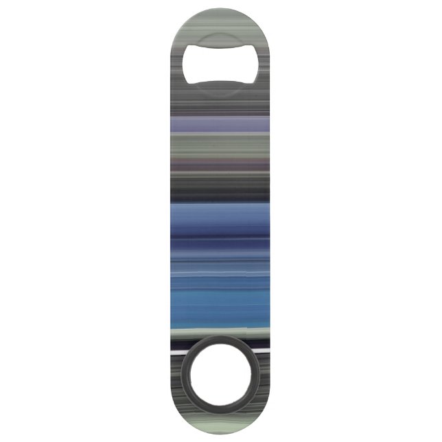 Abrebotellas De Bar Resumen #1: Azul y gris (Reverso)