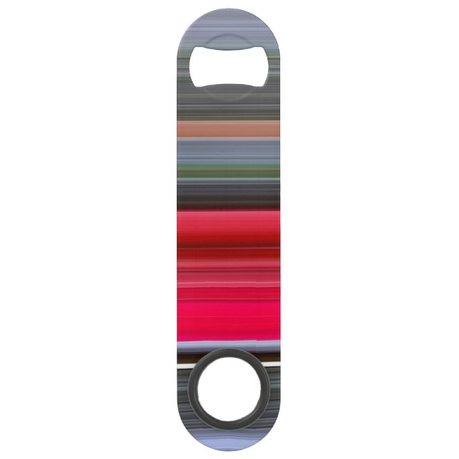 Abrebotellas De Bar Resumen #1: Rojo y Gris (Reverso)