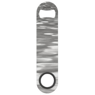 Abrebotellas De Bar Resumen #3: Brillo gris plateado