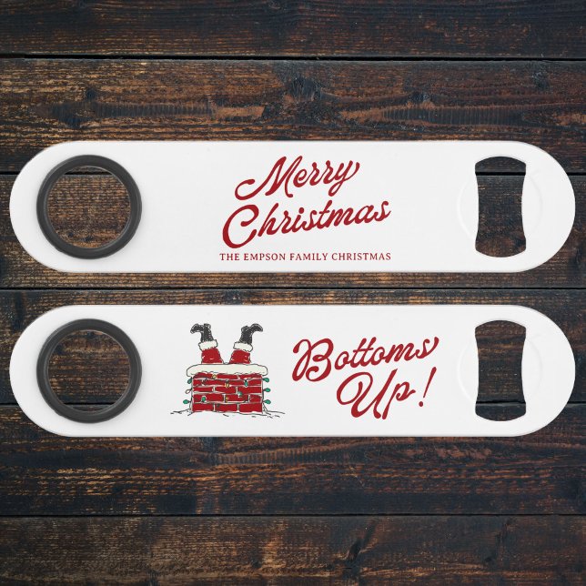 Abrebotellas De Bar Santa Bottoms Up divertida fiesta de Navidad (Subido por el creador)