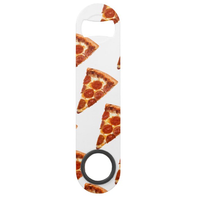 Abrebotellas De Bar Se derritió la porción de pizza de chile de Slippe (Anverso)