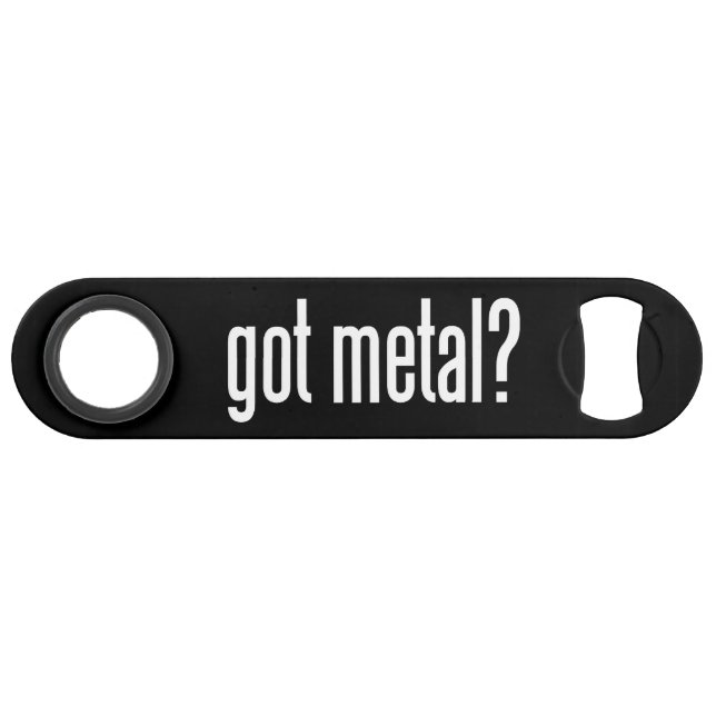 Abrebotellas De Bar ¿Se ha Metalizado? Tecla de barra (Anverso (Horizontal))