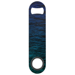 Abrebotellas De Bar Sencillo azul negro Verde azulado Resumen Textura 