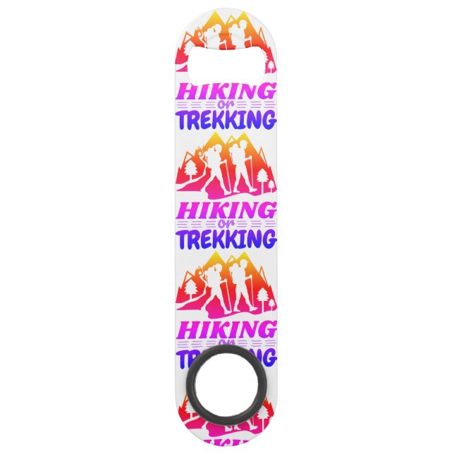 Abrebotellas De Bar Senderismo o senderismo (Anverso)