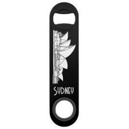 Abrebotellas De Bar Sídney Opera House Australia dibujo souvenir